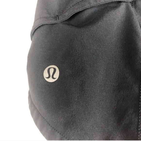 LULULEMON Black Speed Up Shorts 2.5” Inseam Liner Adjustable Waist Vented 6 Reg - Picture 9 of 10